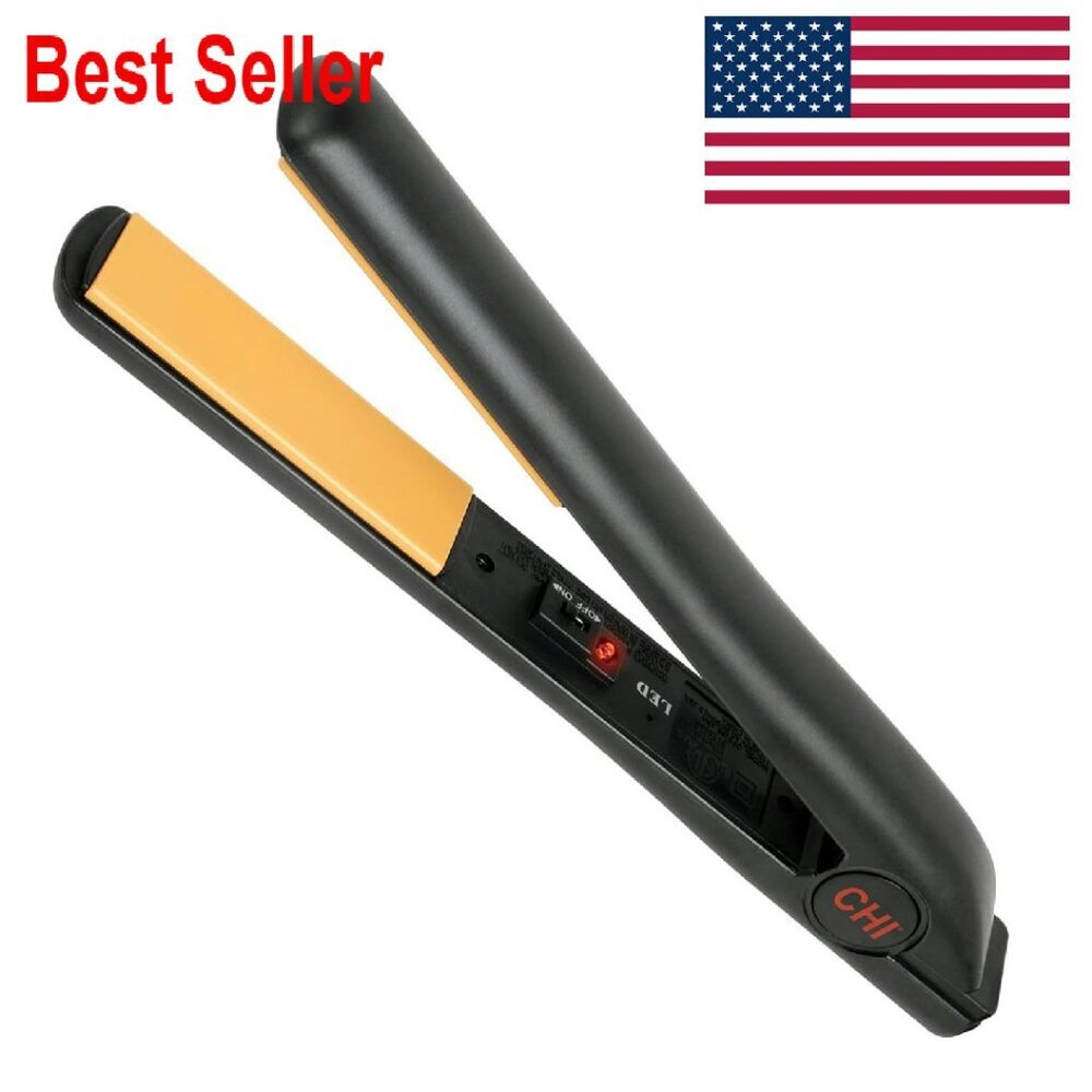 Professional Ceramic Flat Iron 1 Inch Tourmaline Technology Silky Smooth Hair